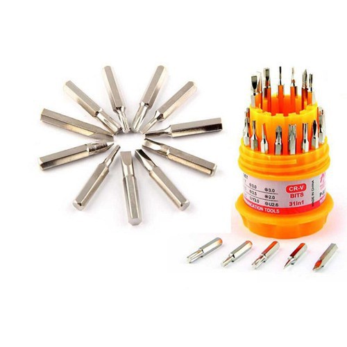 Bộ tuốc nơ vít đa năng 31 chi tiết, Bộ tô vít tròn 31 in 1 sửa chữa điện thoại, laptop, đồng hồ,, thiết bị điện tử