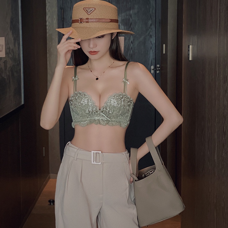 Bộ Đồ Lót Không Gọng Phối Ren Quyến Rũ Cho Nữ | BigBuy360 - bigbuy360.vn