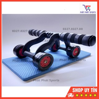Con lăn tập bụng 4 bánh đa năng giá rẻ tại nhà
