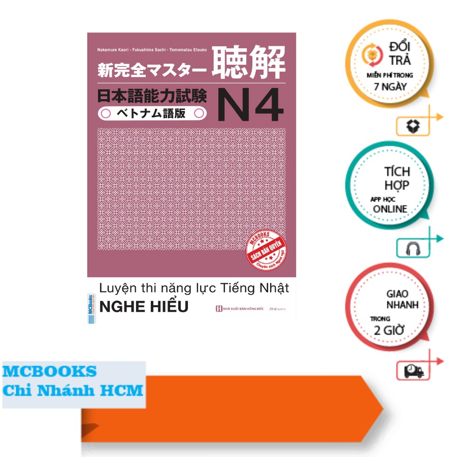 Sách - Luyện thi năng lực Tiếng Nhật Nghe hiểu N4