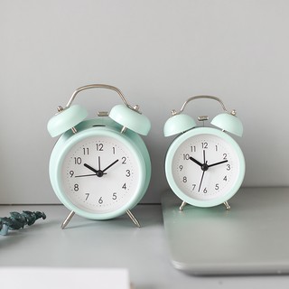 Đồng Hồ Báo Thức Để Bàn Bằng Kim Loại Dạ Quang Sáng Tạo