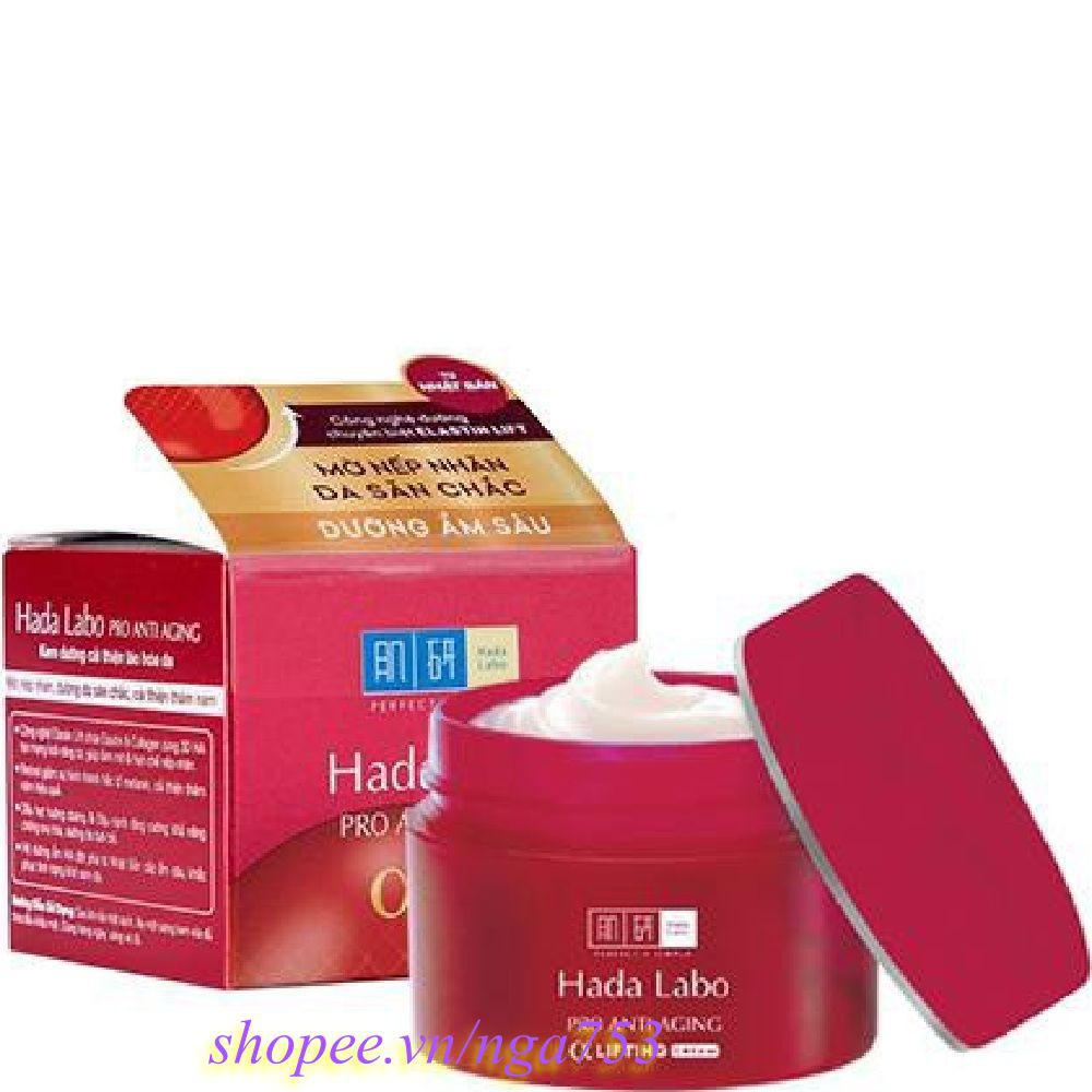 Kem Dưỡng 50g Ngăn Ngừa, Trị Lão Hóa Hada Labo Pro Anti Aging Collagen Plus Cream, nga753 Uy Tín Từ Chất Lượng.