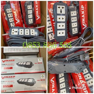 Ổ cắm 4 ngả liền dây siêu chịu tải vinakip 5 mét