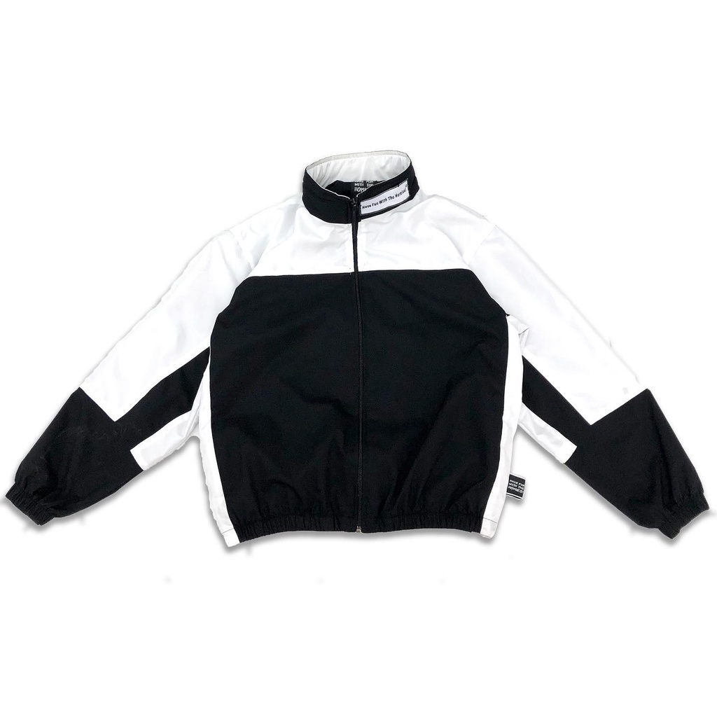 Áo khoác B/W jacket - áo khoác đen nam, nữ