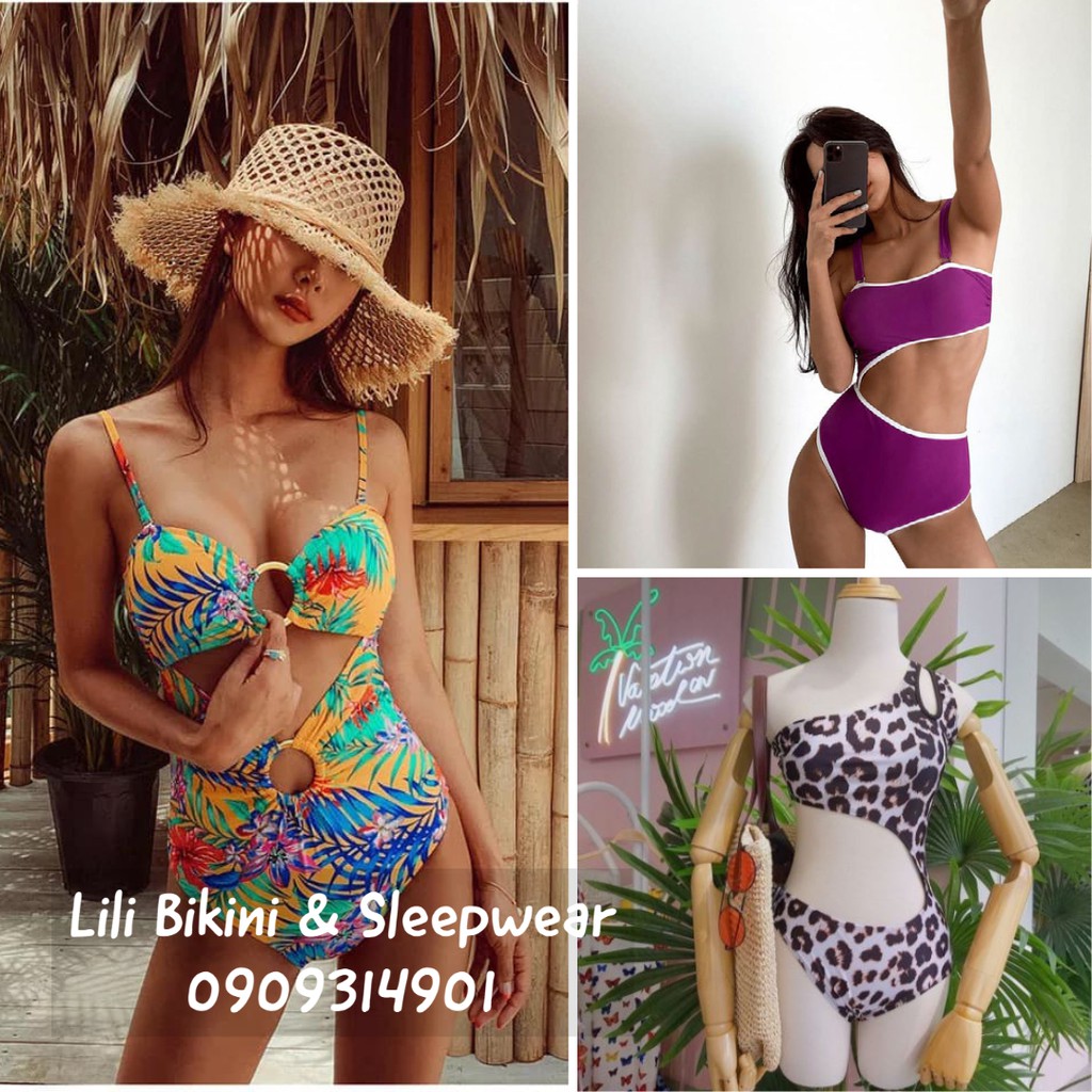 (Mẫu mới 2021) Bikini một mảnh tôn dáng kiểu độc lạ Hàn Quốc cao cấp