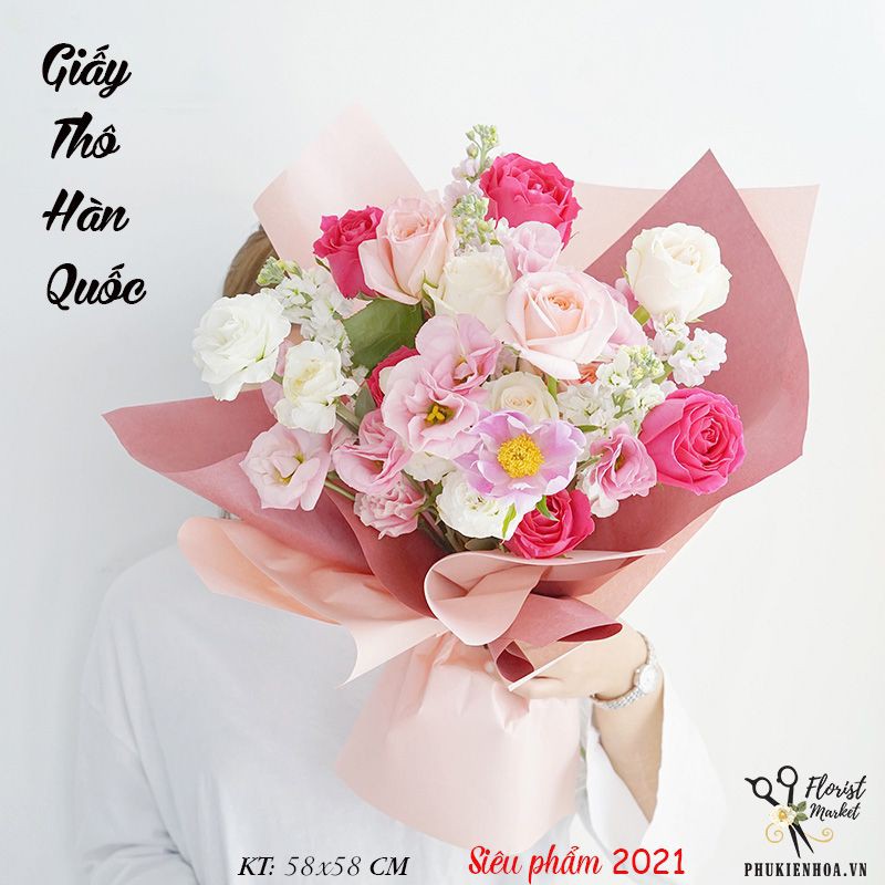 Giấy Gói Hoa - Giấy Thô Hàn Quốc (Siêu phẩm mới 2021) | BigBuy360 - bigbuy360.vn