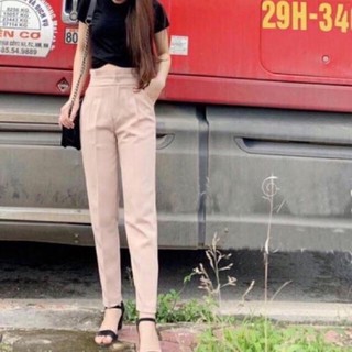 Quần Baggy Công Sở Nữ Cạp Bèo Siêu Hót