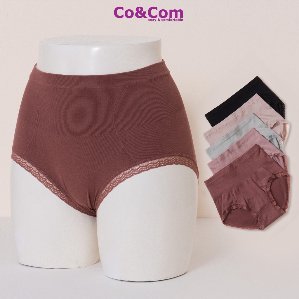 Quần Lót Nữ Gen Nịt Bụng Cotton Co&Com W2020 Co Giãn 4 Chiều Lót Kháng Khuẩn Thoáng Khí | BigBuy360 - bigbuy360.vn