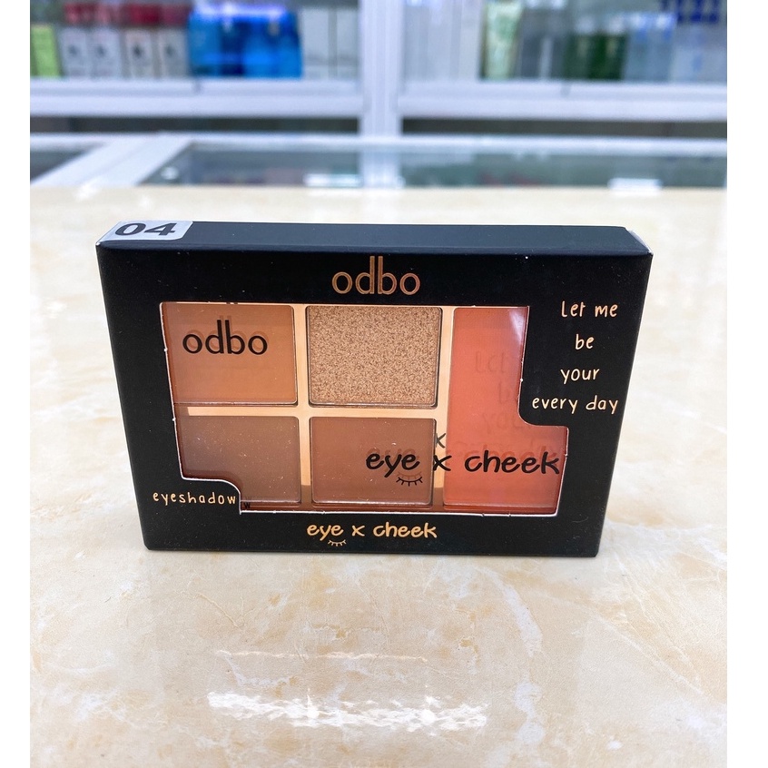 Bảng Phấn Mắt Và Má Hồng 5 Ô Odbo Eye X Check Eyeshadow OD0144