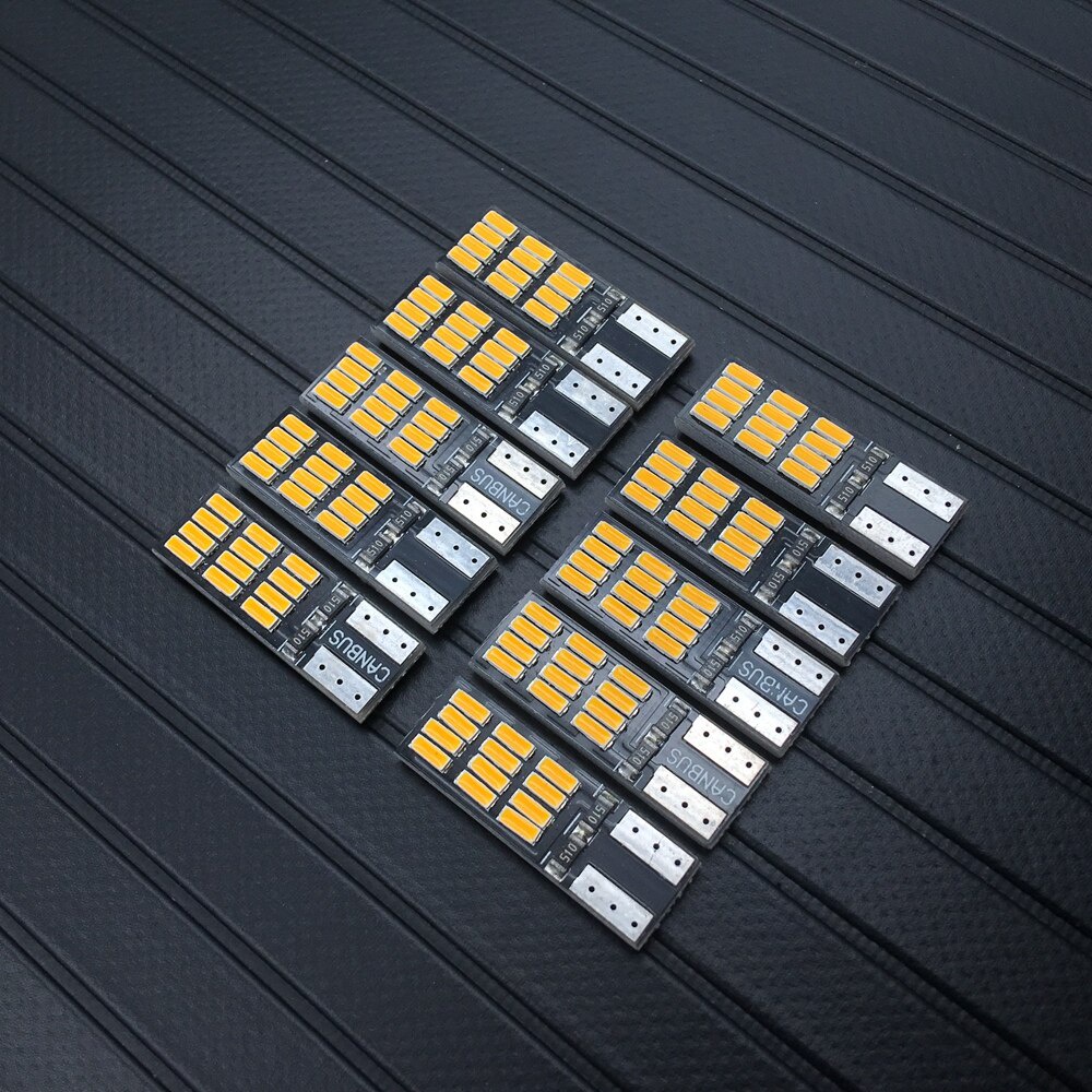 Đèn LED T10 194 W5W Canbus 24 SMD 4014 OBC 12V Chất Lượng Cao Cho Xe Hơi