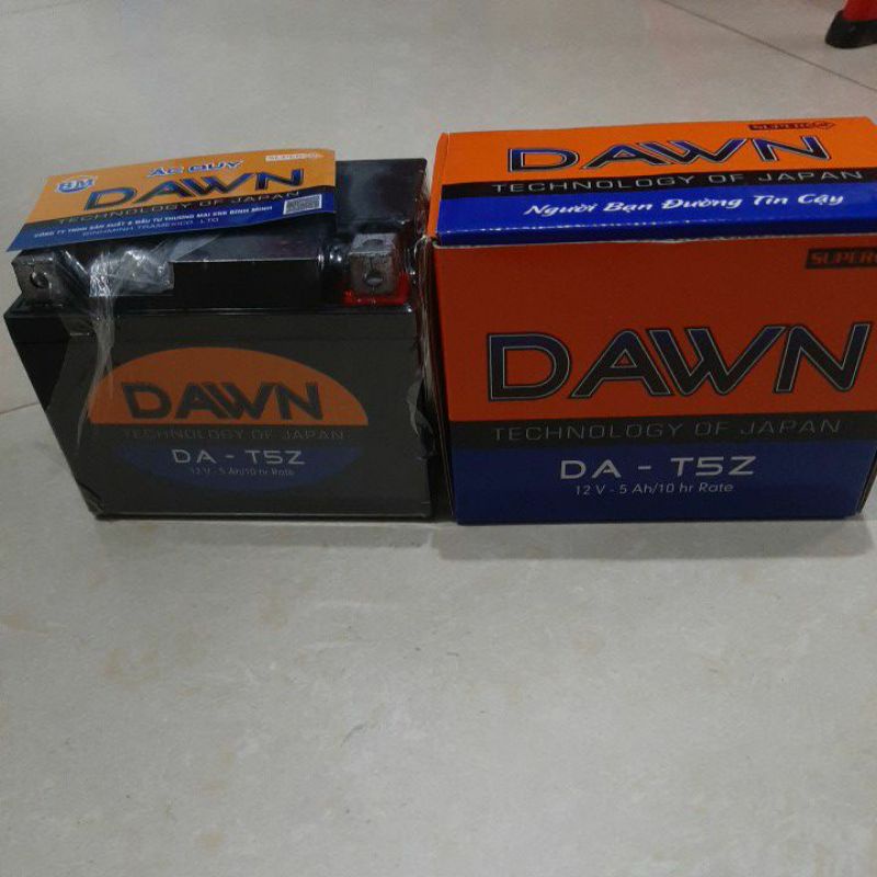 Ác quy 5 lùn DAWN  lắp xe wave RS...