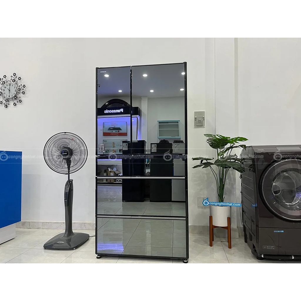 Tủ lạnh Hitachi R-WXC74S 735L Công nghệ hút chân không VIP - Hàng nội địa Nhật - Hàng mới 100% - Bảo hành 24 tháng