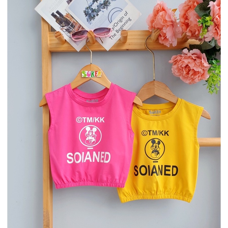 [MẪU MƠI] Áo sát nách bé gái thun cotton SG chuẩn shop loại đẹp cho bé 10-35kg