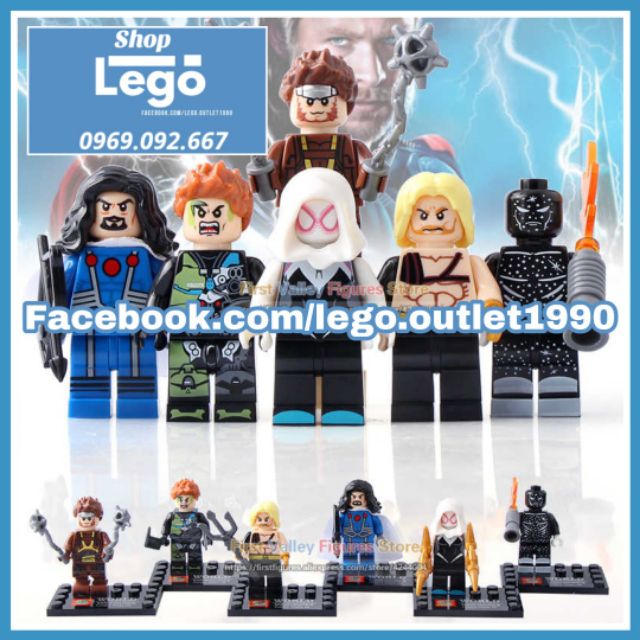 Xếp hình siêu anh hùng Marvel &amp;DC Comics Lego Minifigures SY673