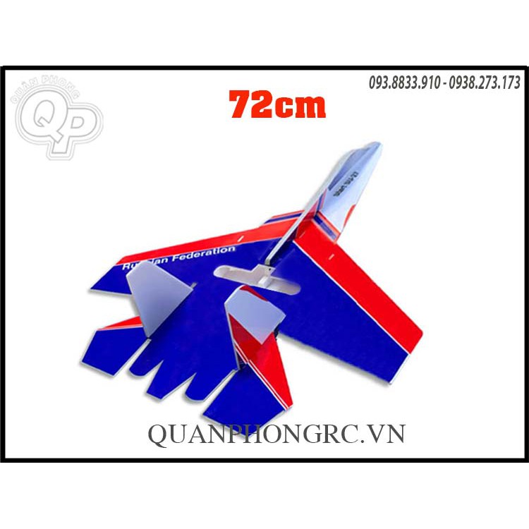 Vỏ kit Su 27 Decal depron cứng sải cánh 72cm