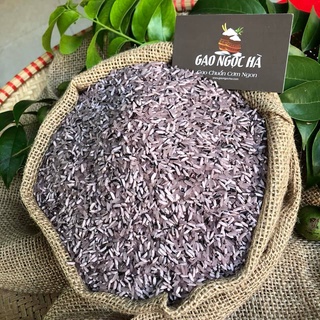 Gạo tẻ Nương Tím- Gạo tẻ mèo Đặc Sản Tây Bắc - Đặc sản Điện Biên túi 1kg hút chân không