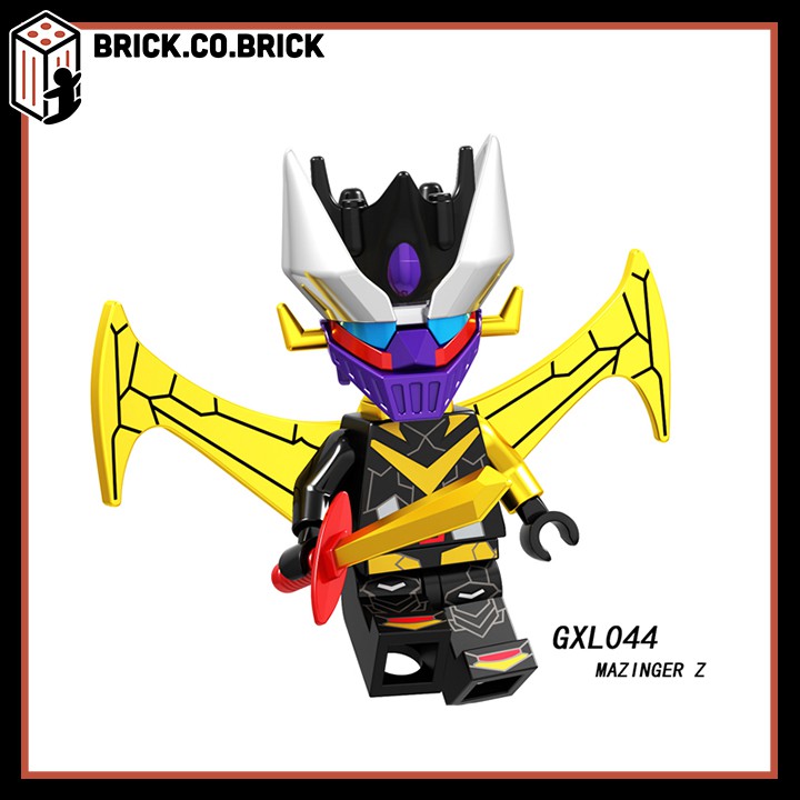 Đồ chơi lắp ráp minifigure bigfig nhân vật anime Mazinger Z Mô hình lắp ghép sáng tạo GXL043 GXL046