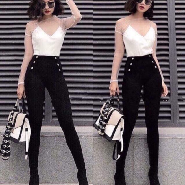 QUẦN LEGGING 6 CÚC HÀN QUỐC 40-75KG