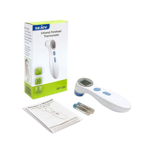 Nhiệt kế đo trán hồng ngoại không tiếp xúc Sejoy cho trẻ em và người lớn - Sejoy Non-Contact Infrared Forehead Thermomet