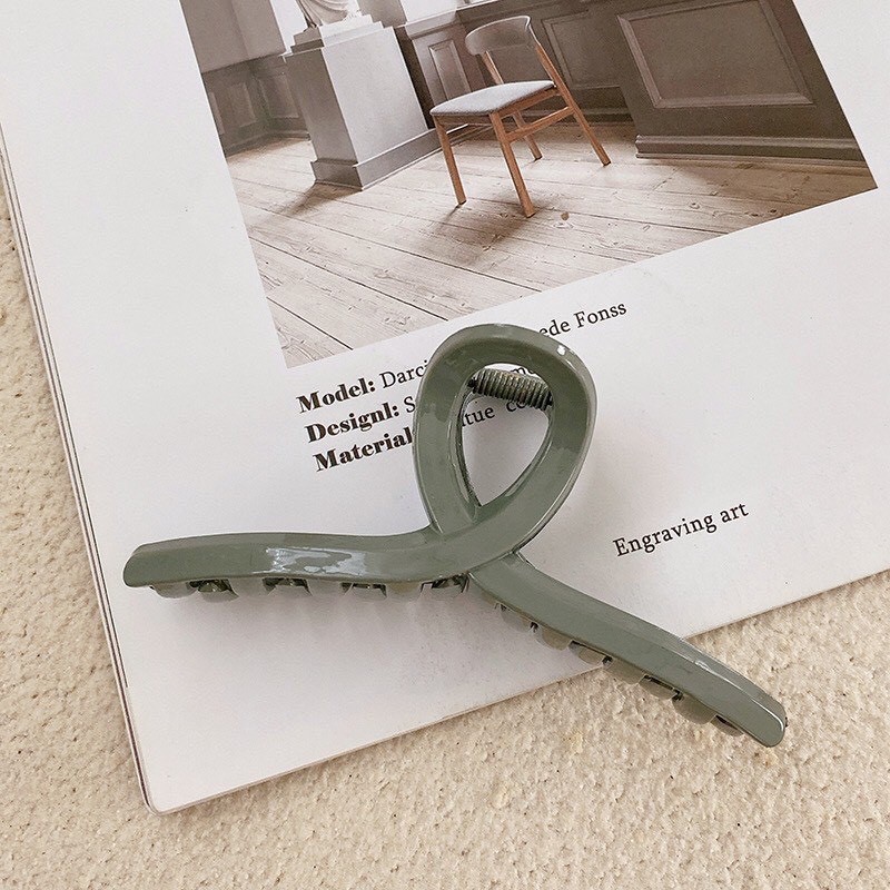 Kẹp tóc càng cua, kẹp tóc xoắn, kẹp răng lược phong cách Hàn Quốc