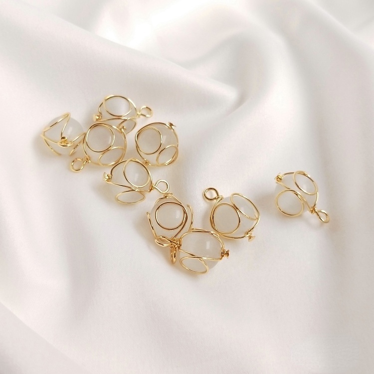 Hạt Đồng 14K Màu Sắc Dùng Làm Mặt Trang Sức diy