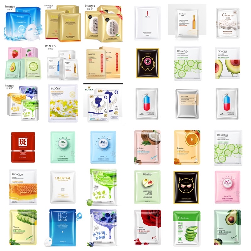 Ngẫu Nhiên 1 Miếng Mặt Nạ Dưỡng Da, Cấp Ẩm, Dưỡng Trắng Mịn Da, Mờ Thâm - Nội Địa Trung