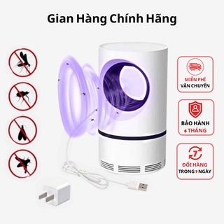 Đèn bắt muỗi hình trụ cổng Usb - Máy bắt muỗi ruồi thông minh công nghệ đèn Led diệt côn trùng bảo vệ sức khỏe gia đình