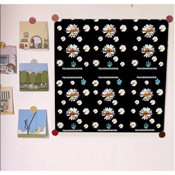 Tranh vải treo tường avocado TVTT3 quả bơ trà sữa yakult hoa cúc GD bò sữa 45x45cm