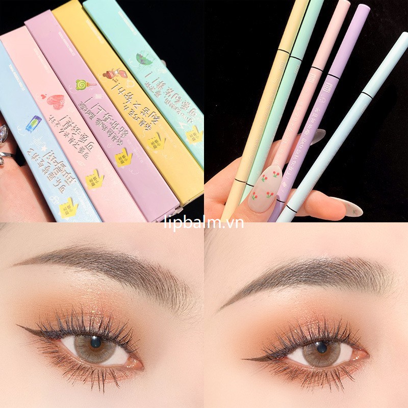Chì kẻ mày hai đầu siêu mịn XIXI không thấm nước và không phai