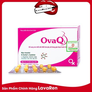 [ DỄ DÀNG CÓ CON]OvaQ1 hỗ trợ mang thai tự nhiên,bổ trứng khỏe trứng, kích thích rụng trứng