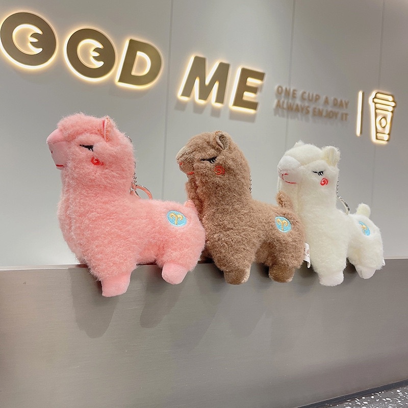 Móc khoá gấu bông nhiều mẫu dễ thương, gấu bông mini trang trí balo túi xách: khủng long, vịt, ếch, thỏ, gấu