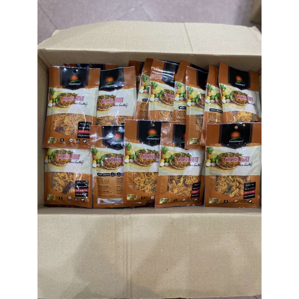 (Sale Sốc) Đồ Ăn Vặt Khô Gà Cay Fansipan Thơm Ngon - Khô Gà Gói- Khô Gà Cay- Khô Gà Lá Chanh | BigBuy360 - bigbuy360.vn
