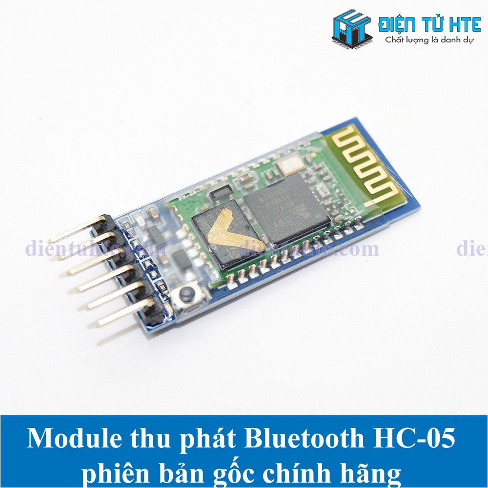 Module thu phát - truyền dữ liệu Bluetooth HC-05 - Bản gốc chính hãng [HTE Quy Nhơn CN2]