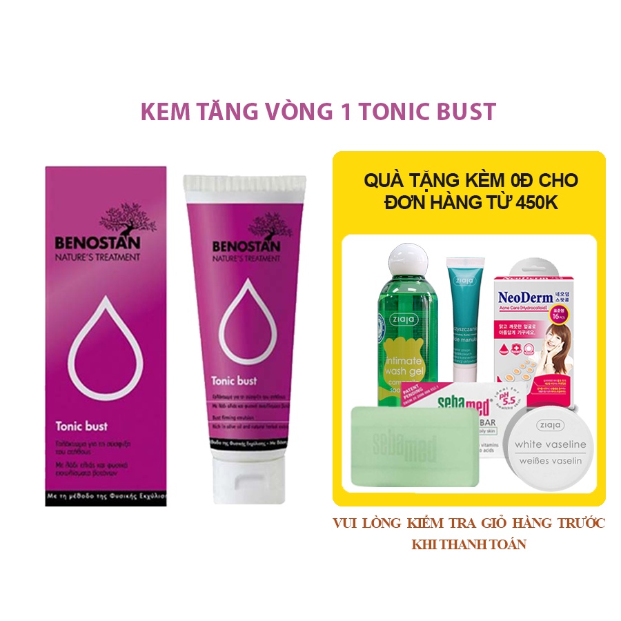 Tăng vòng 1, nở ngực, kem tăng vòng 1 Tonic Bust 125ML BENOSAN –Nhập Khẩu HY LẠP | WebRaoVat - webraovat.net.vn