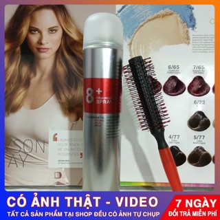 Gôm xịt tóc phủ cứng 8+ spray‼️‼️‼️ tăng lược