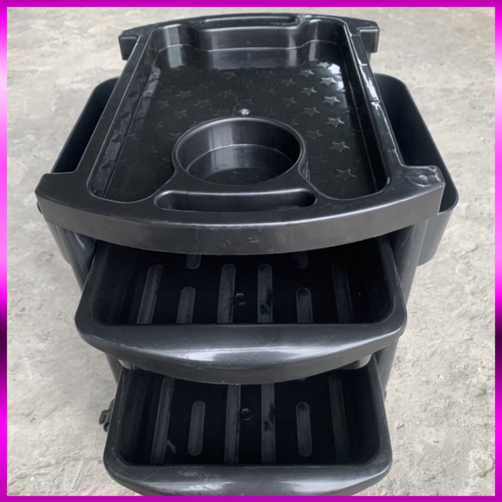 Xe đẩy làm nail chuyên dụng cao cấp 3 tầng nhỏ gọn