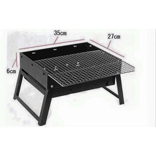 Bếp nướng than hoa hình vuông Mini BBQ Set