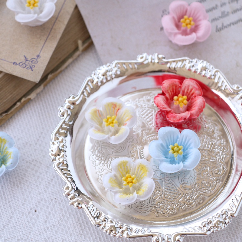 Khuôn Silicon Hoa Anh Đào 3D - Dụng Cụ Làm Nến Thơm Nghệ Thuật, Bánh, Thủ Công