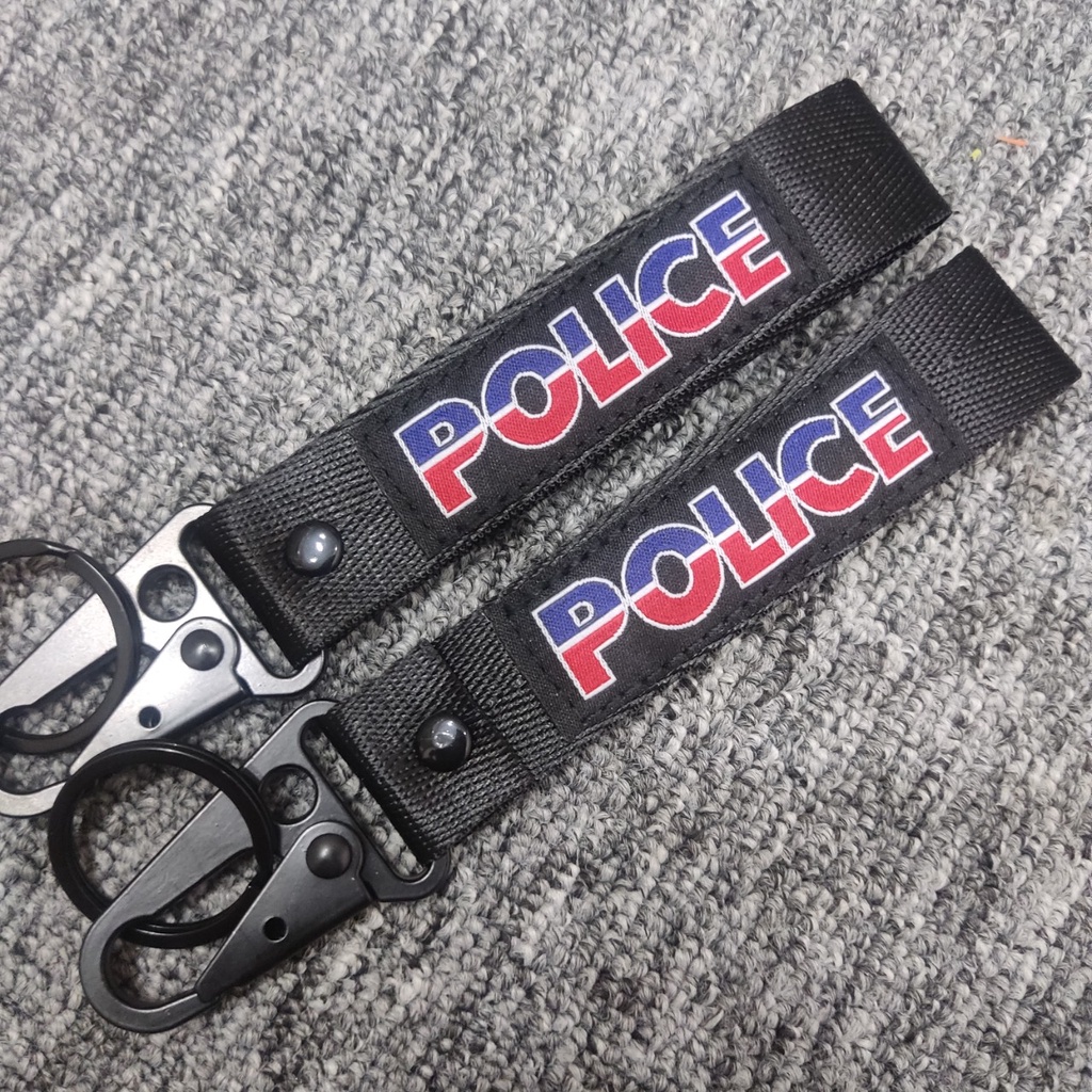 [New]Móc chìa khóa vải 16x2.5 Ohlins Repsol Police Vespa