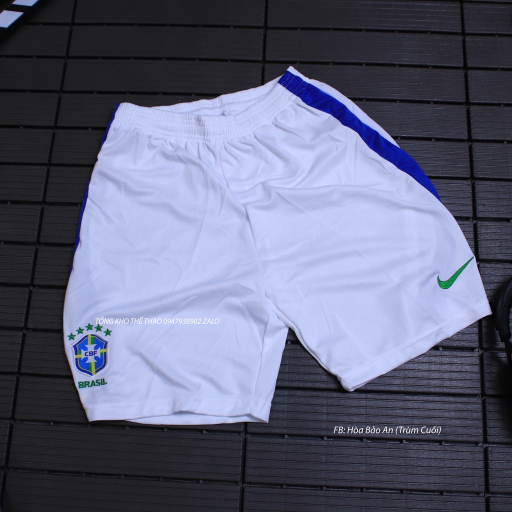 Bộ Quần Áo Bóng Đá Đội Tuyển Brazil sân nhà 2022/2023 Áo Bóng Đá,Áo Đá Banh -Đội Tuyển Brazil,Vàng -Polyester thái