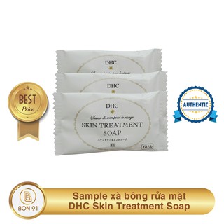 Sample xà bông rửa mặt DHC Skin Treatment Soap 5g - Bon91