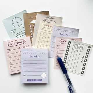 Giấy note cute tracker, playlist🎵 , movie 🎞