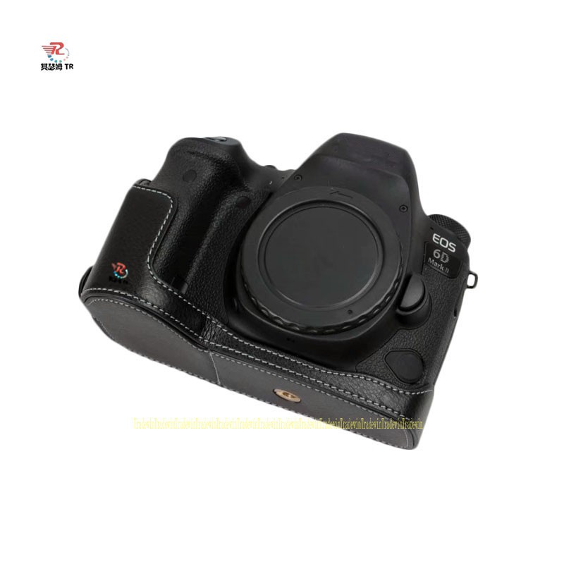Bao Giả Da PU Dành Cho Máy Ảnh Canon EOS 6D2 6Dii 6D Mark ii Kèm Dây Đeo Tay