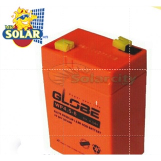 Bình ắc quy khô 6V 5Ah cao cấp GLOBE  - Hàng chính hãng GLOBE uy tín và chất lượng
