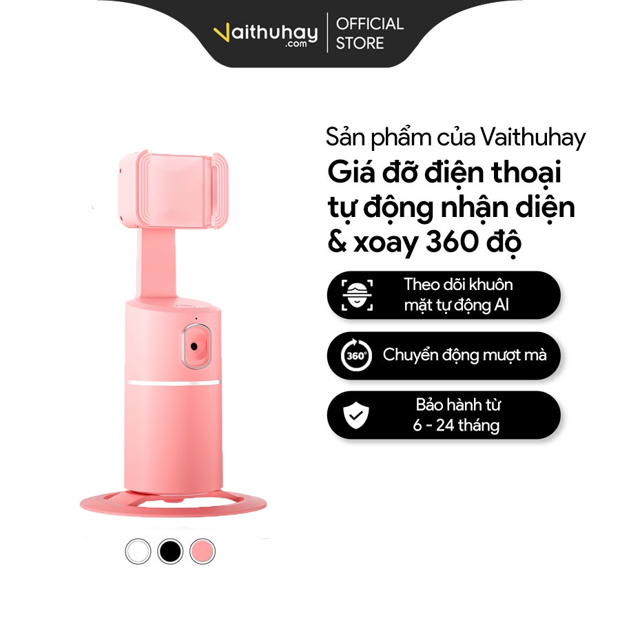 Giá đỡ điện thoại nhận diện di chuyển và tự động xoay 360 độ by Vaithuhay