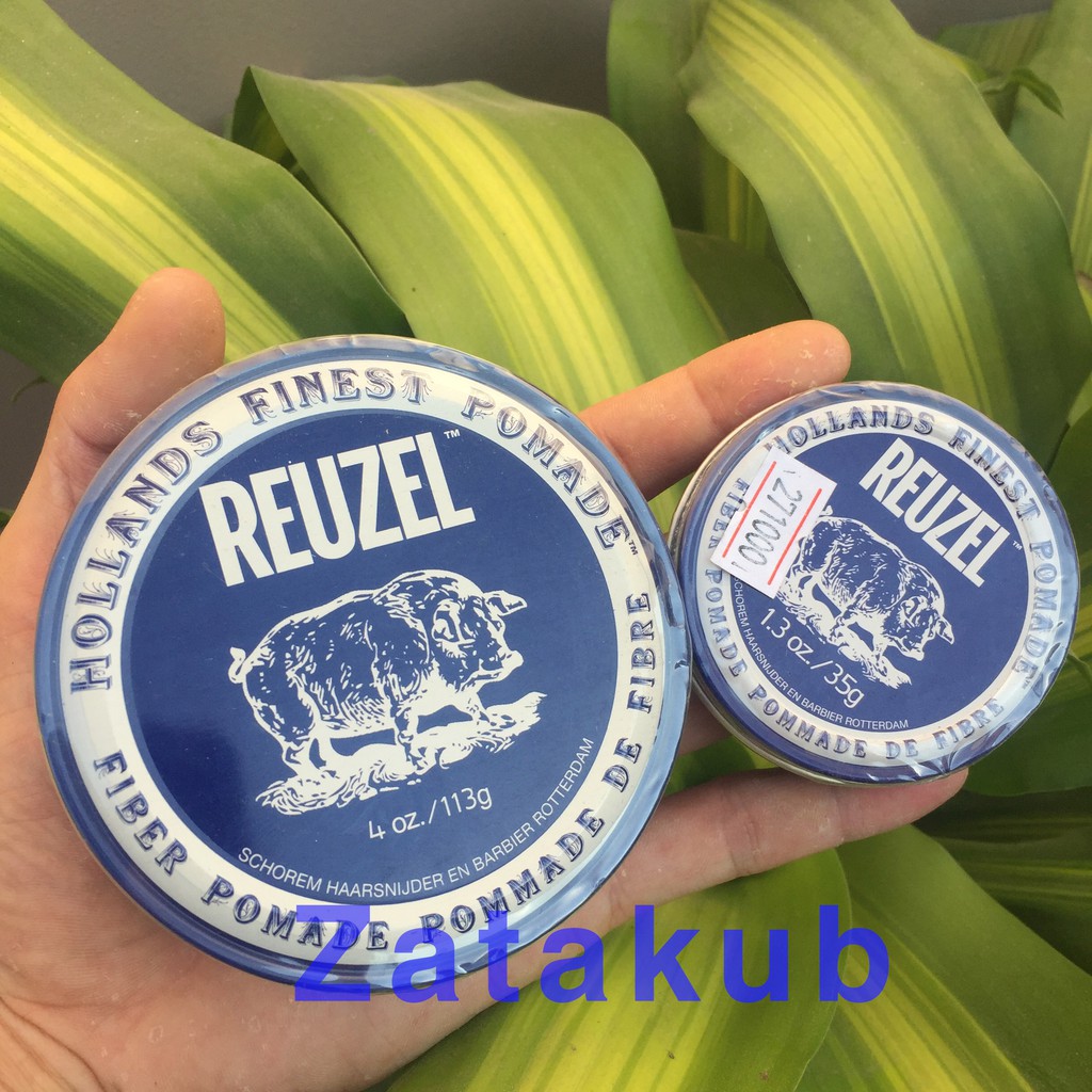 [Chính Hãng]Sáp vuốt tóc giữ nếp cứng độ bóng mờ Reuzel Fiber Pomade 113g