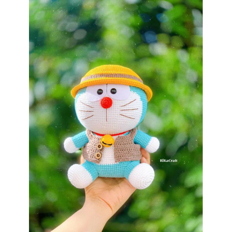 Doraemon - thú bông bằng len handmade
