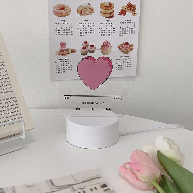 Đèn Led Ngủ Hình Trái Tim Xinh Xắn