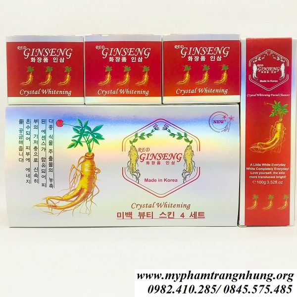 BỘ MỸ PHẨM NÁM, TÀN NHANG NHÂN SÂM GINSENG HÀN QUỐC MỚI