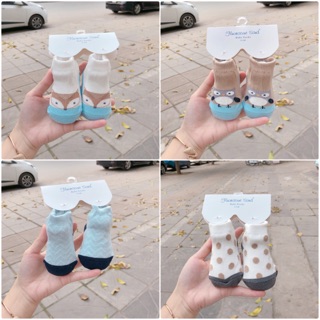 set 4 đôi tất vớ sơ sinh bé trai (0-6m)